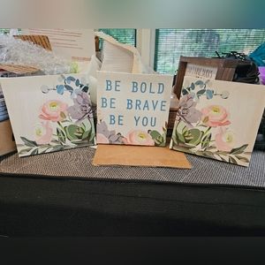 Three 8x8 canvas Pictures